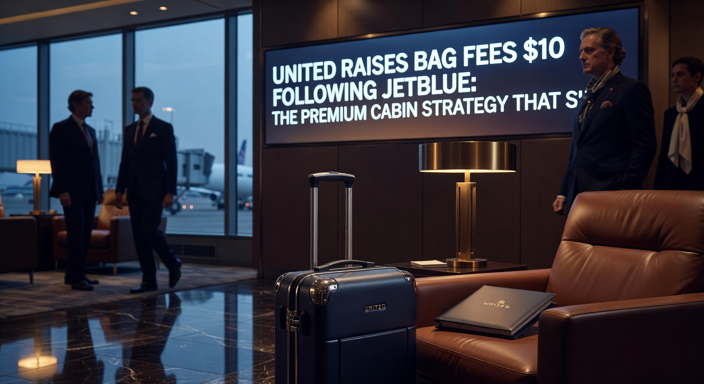 United Raises Bag Fees $10 Following JetBlue: The Premium Cabin Strategy That Sidesteps Economy Nickel-and-Diming