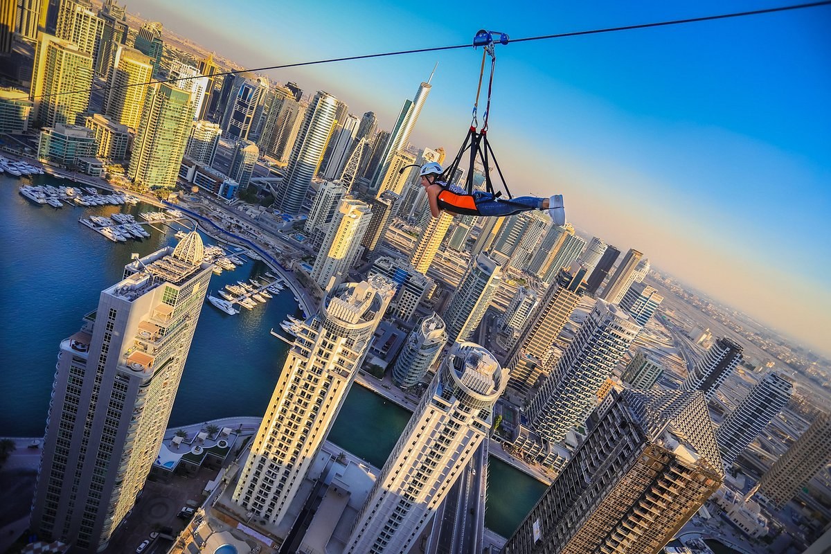 XLine Dubai Marina Zipline