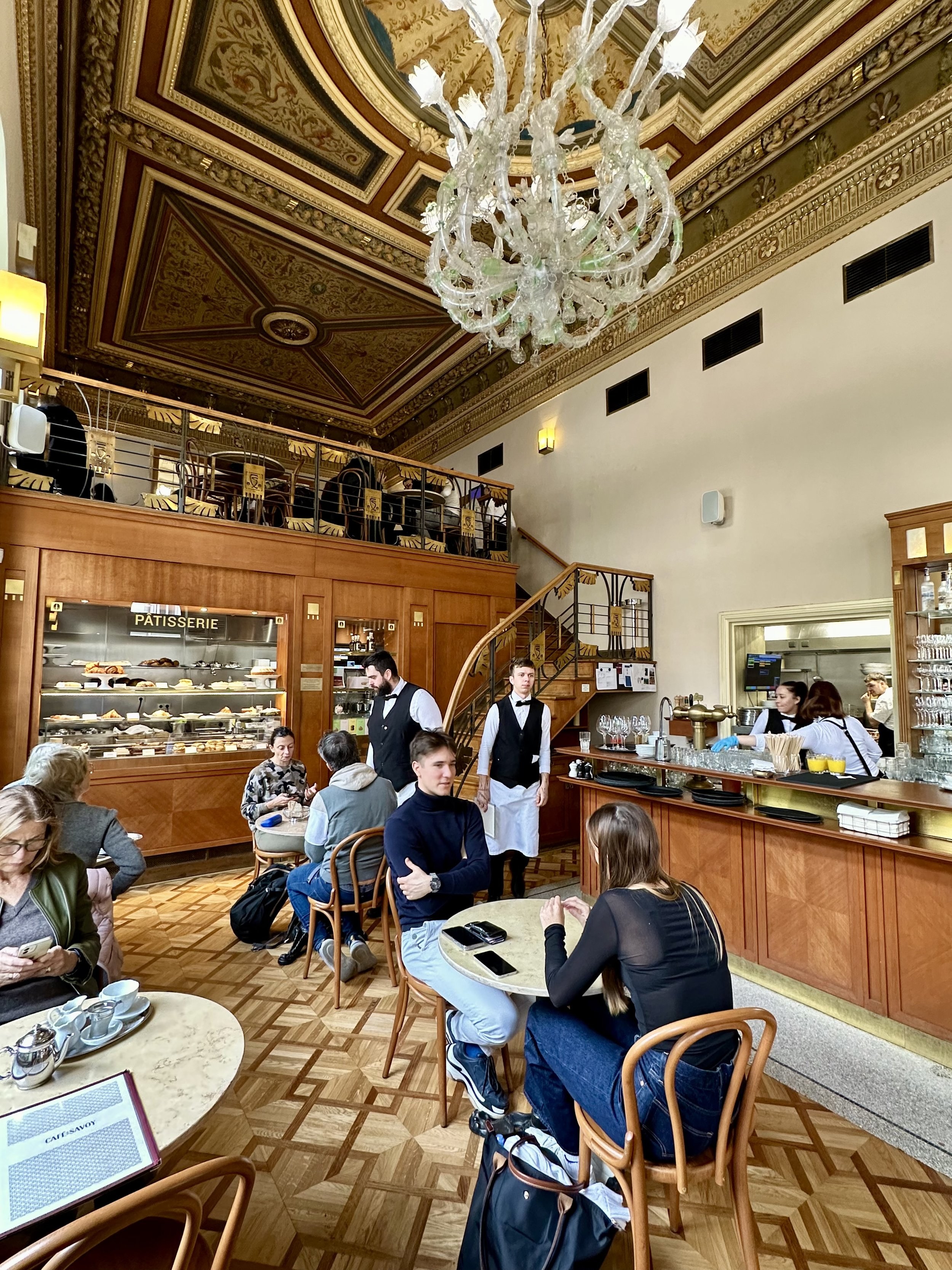 Café Savoy Breakfast in Art Deco Splendor