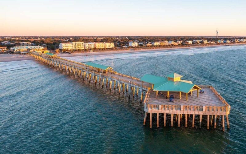 Folly Beach Pier and Folly Beach