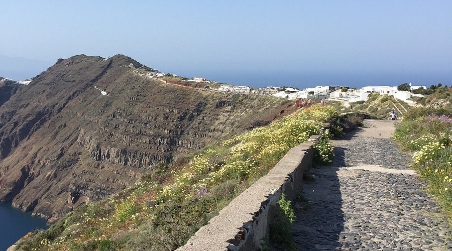 Firostefani's Hidden Cliff-Path to Oia