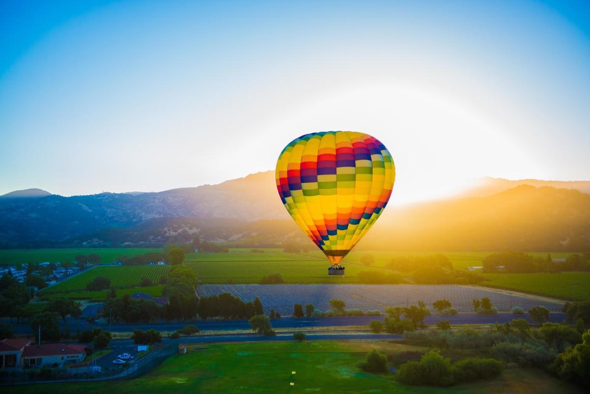 Hot Air Balloon Ride at Dawn