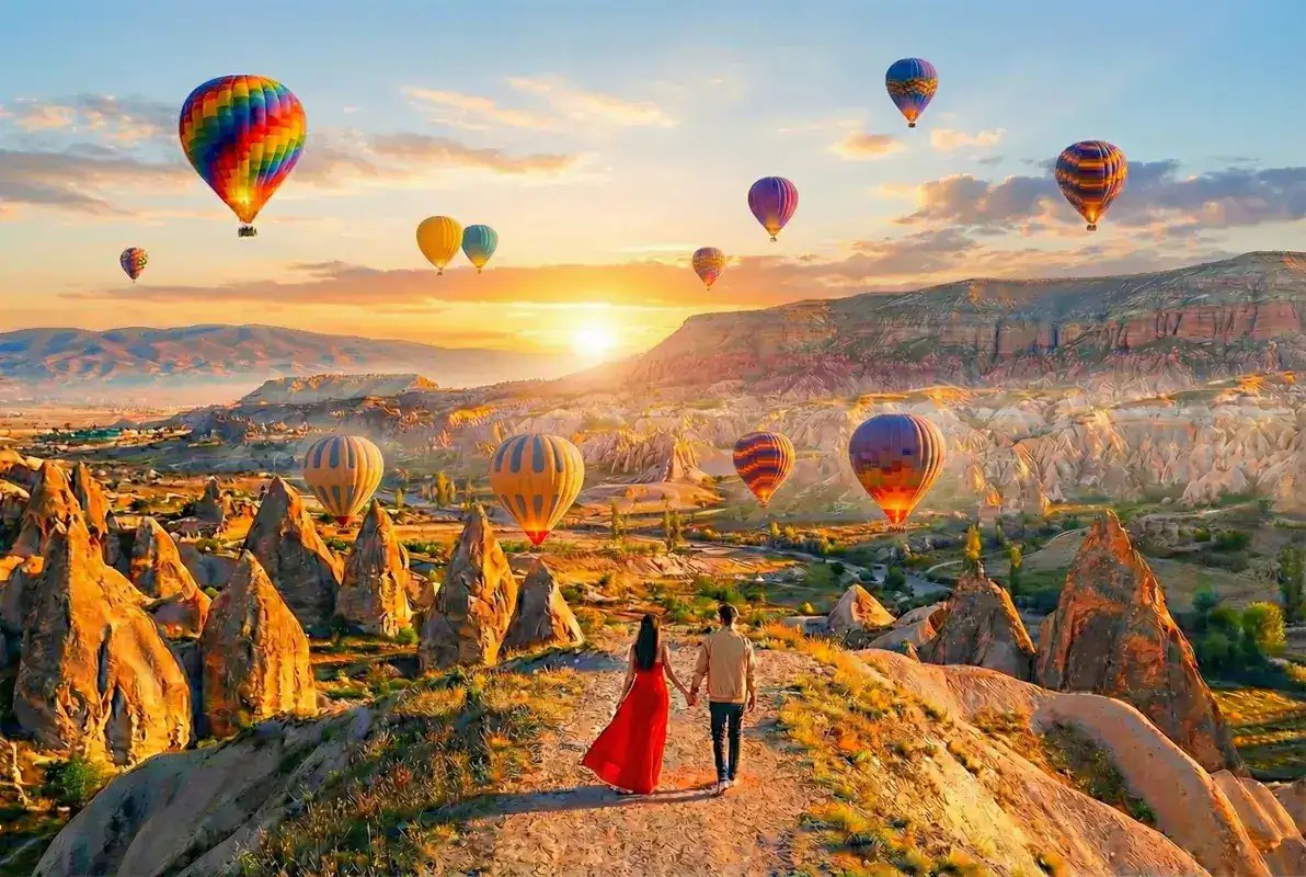 Cappadocia Sunrise Hot Air Balloon + Underground Cities (Regional)
