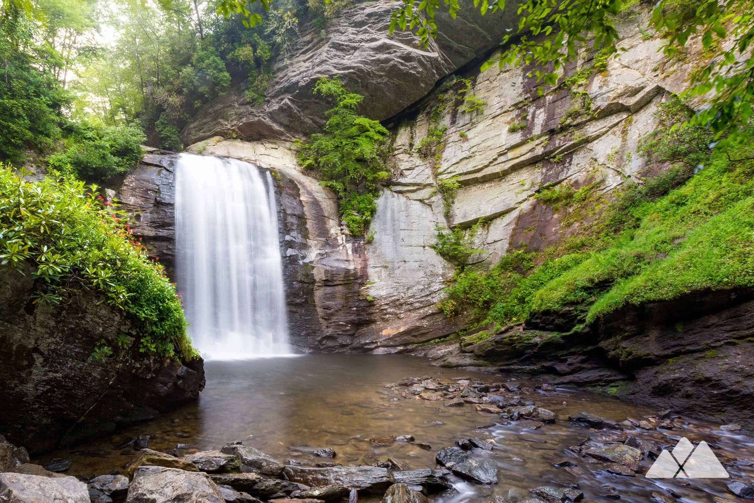 Looking Glass Falls via Pisgah National Forest