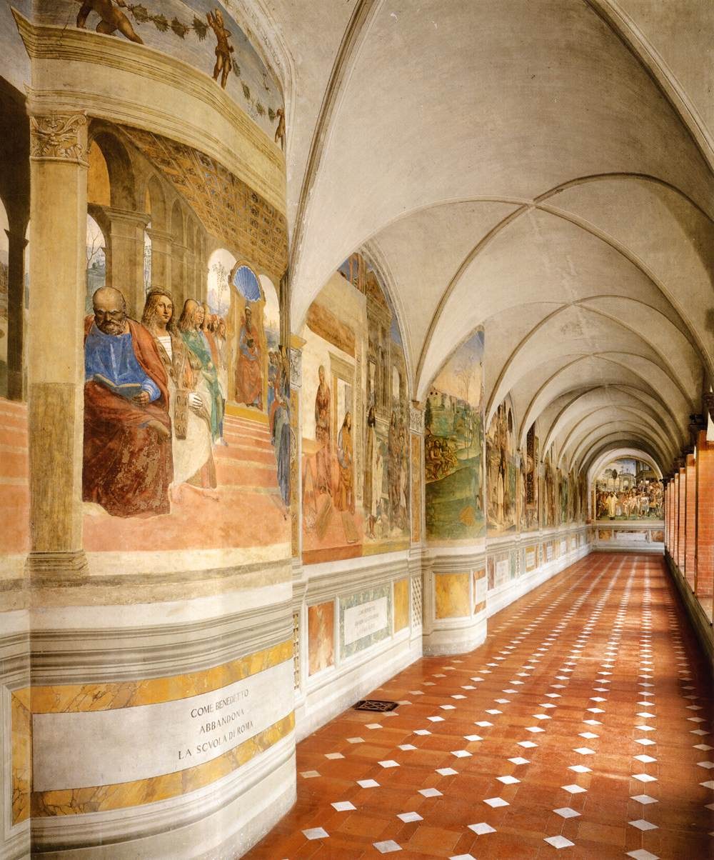 Abbazia di Monte Oliveto Maggiore - Luca Signorelli Frescoes & Monastic Silence