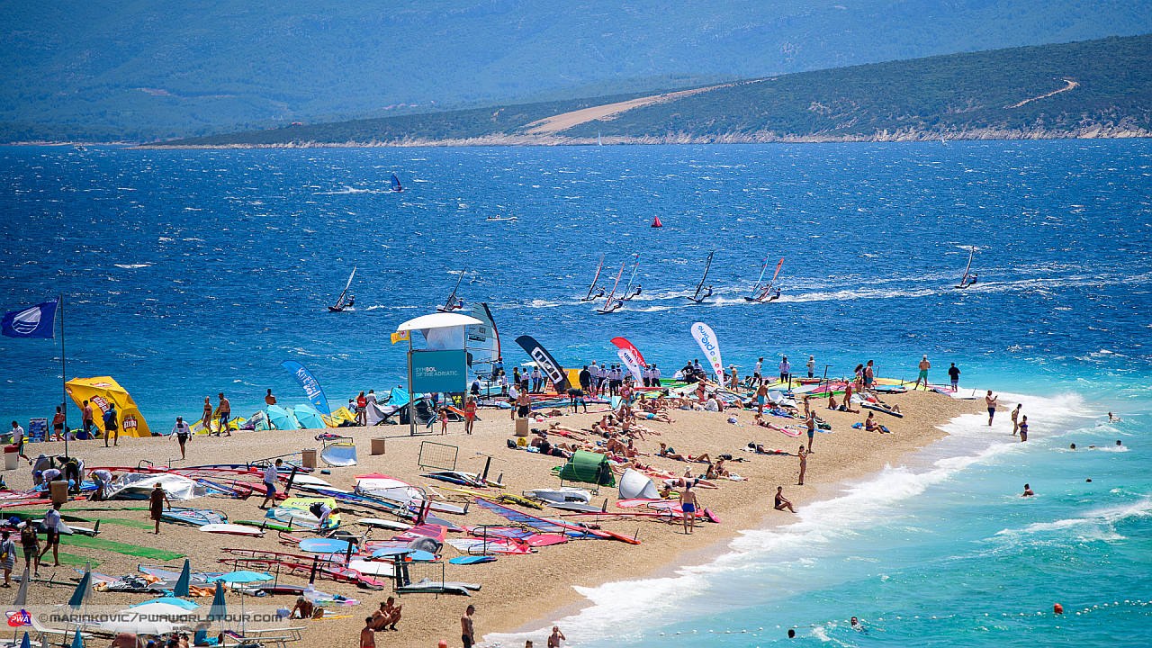 Bol Beach Windsurfing School on Brac Island