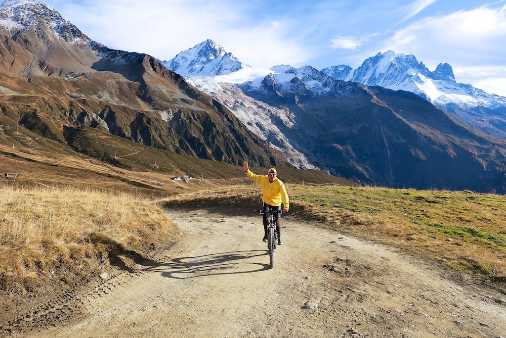 Col de Balme Loop Trail via Downhill Mountain Biking