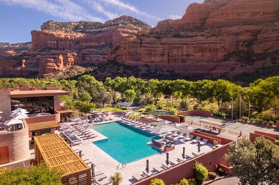 Enchantment Resort's Spa with Canyon Views