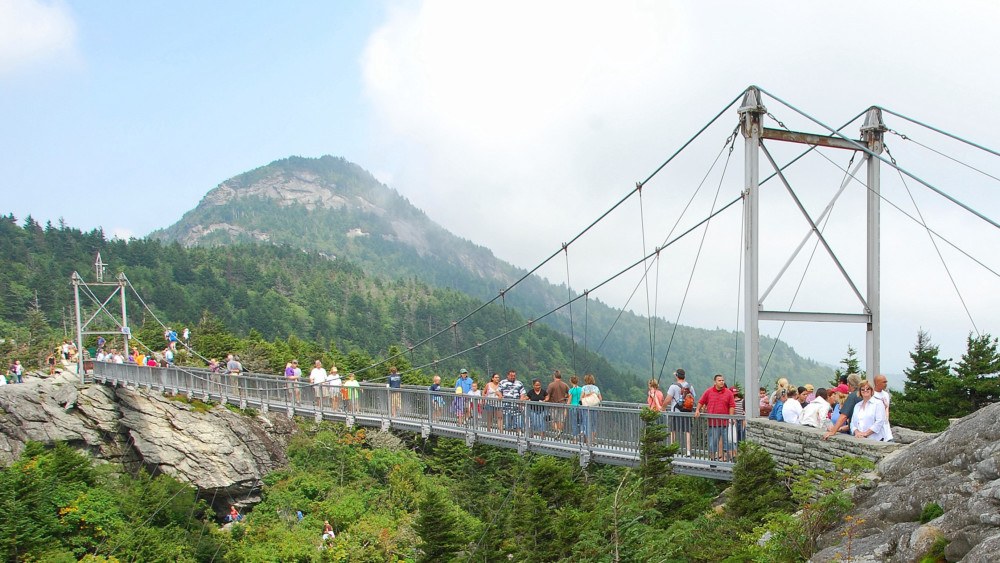 Grandfather Mountain Mile High Swinging Bridge