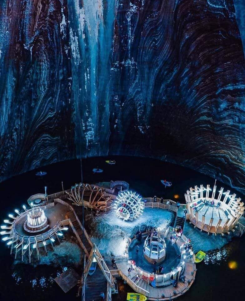 Turda Salt Mine - Subterranean Concert & Light Show