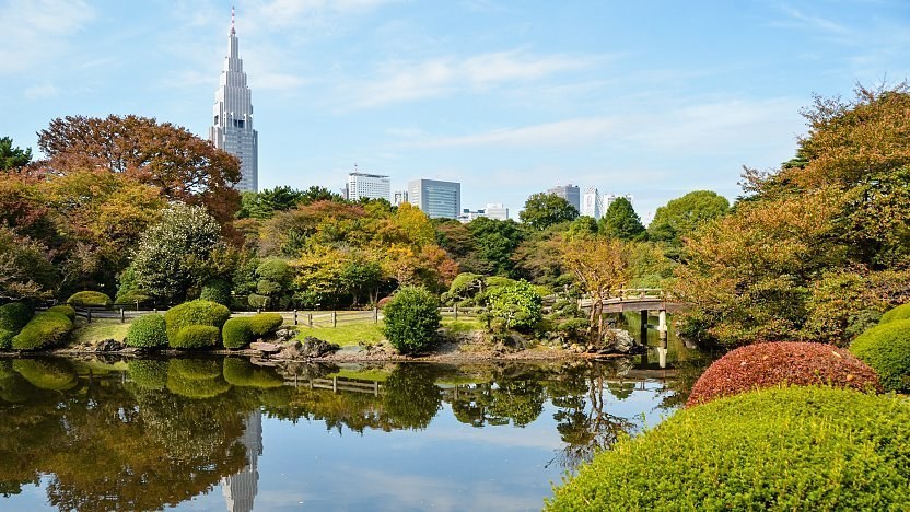 Shinjuku Gyoen National Garden - Four Seasons at Once