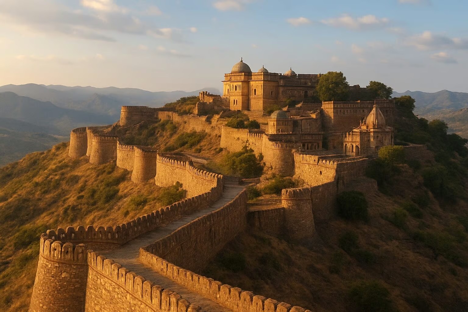 Kumbhalgarh Fort - Hilltop Fortress with Mountain Trek