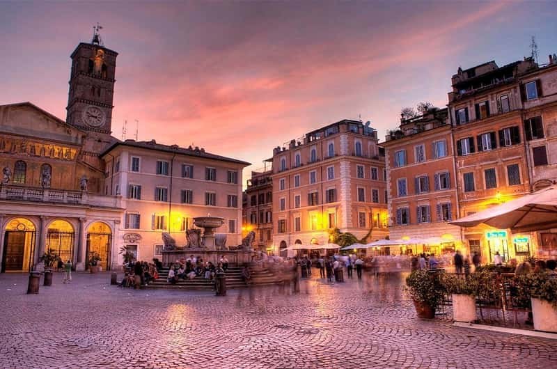 Basilica di Santa Maria in Trastevere - Evening Vespers & Art