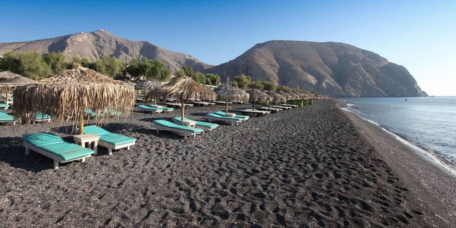 Perissa Black Sand Beach Wellness Ritual