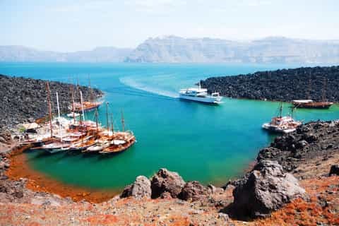 Nea Kameni Volcanic Island Crater Descent