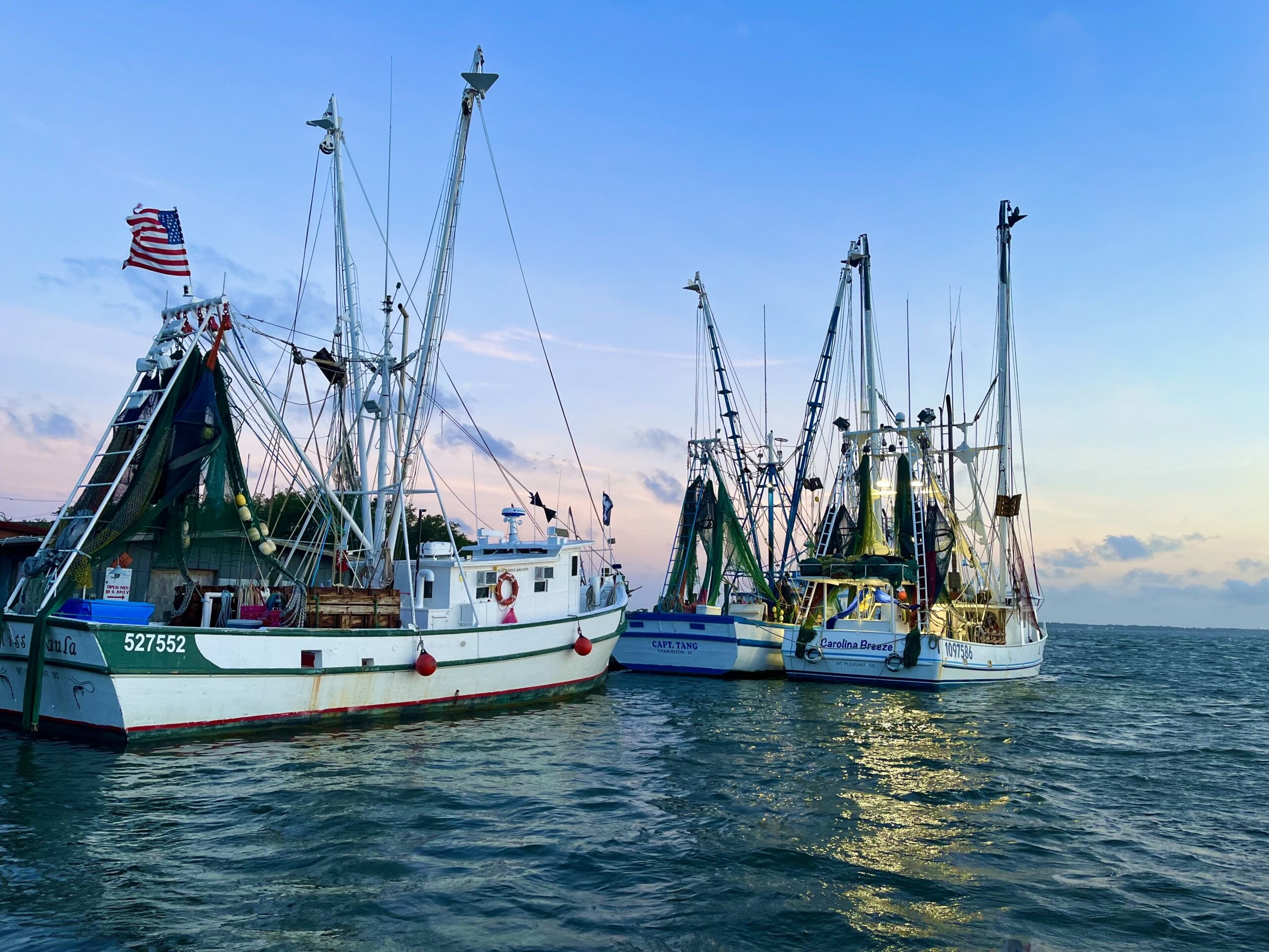 Shem Creek Shrimping Boats