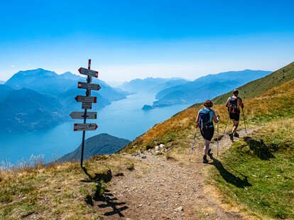 Belaggio's Three Paths Hiking Circuit (High, Middle, Lake-Level Trails)