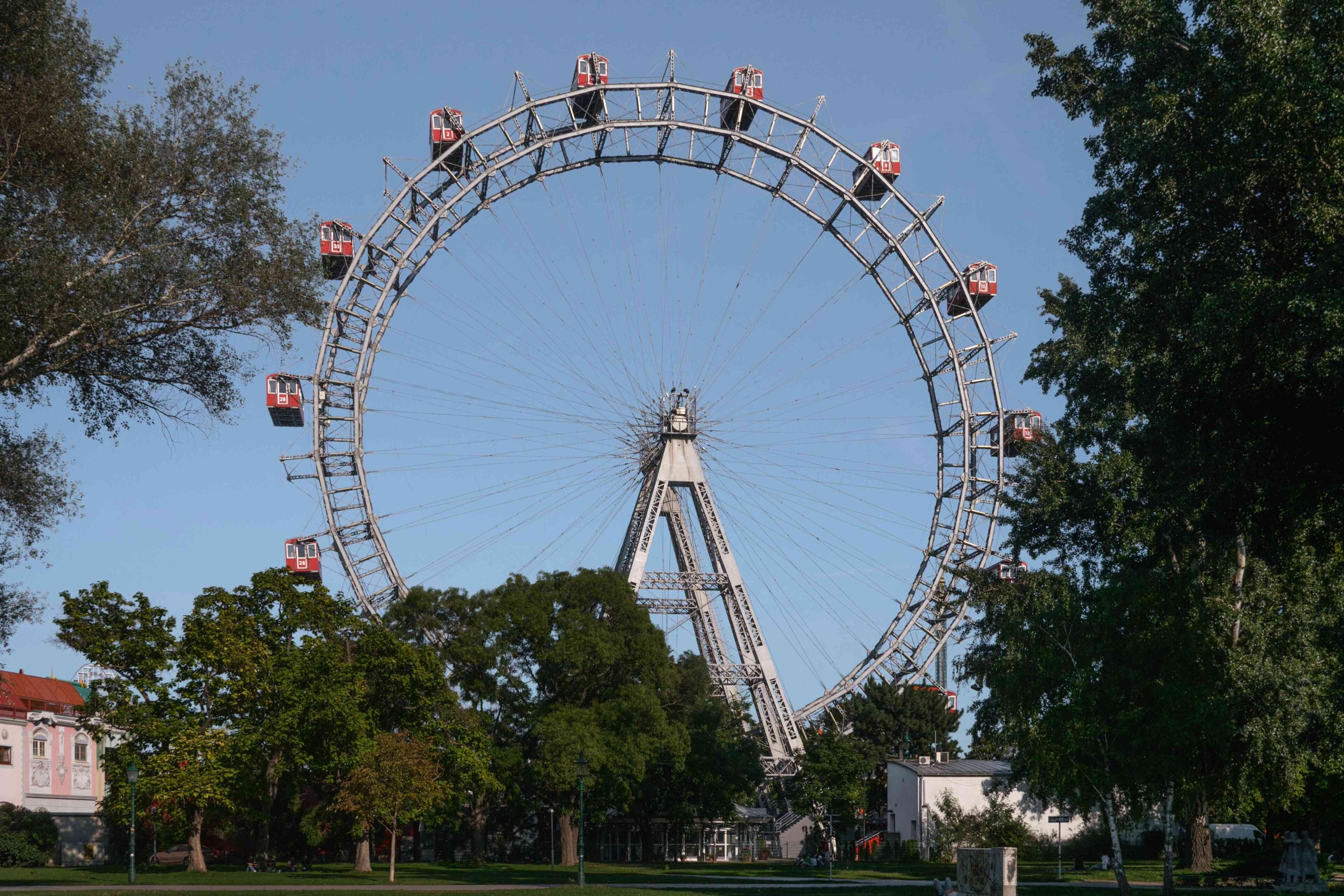 Prater Park and Giant Ferris Wheel