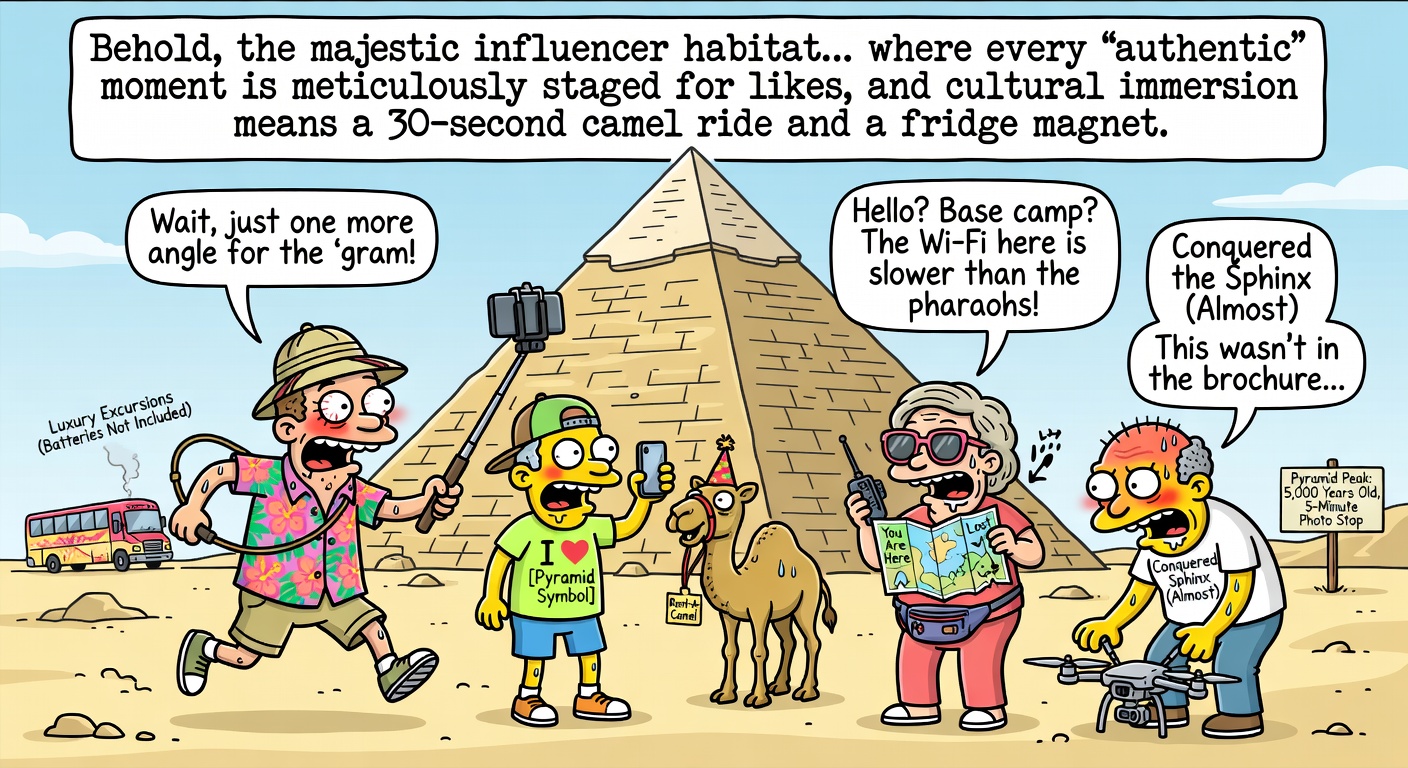 Daily travel cartoon