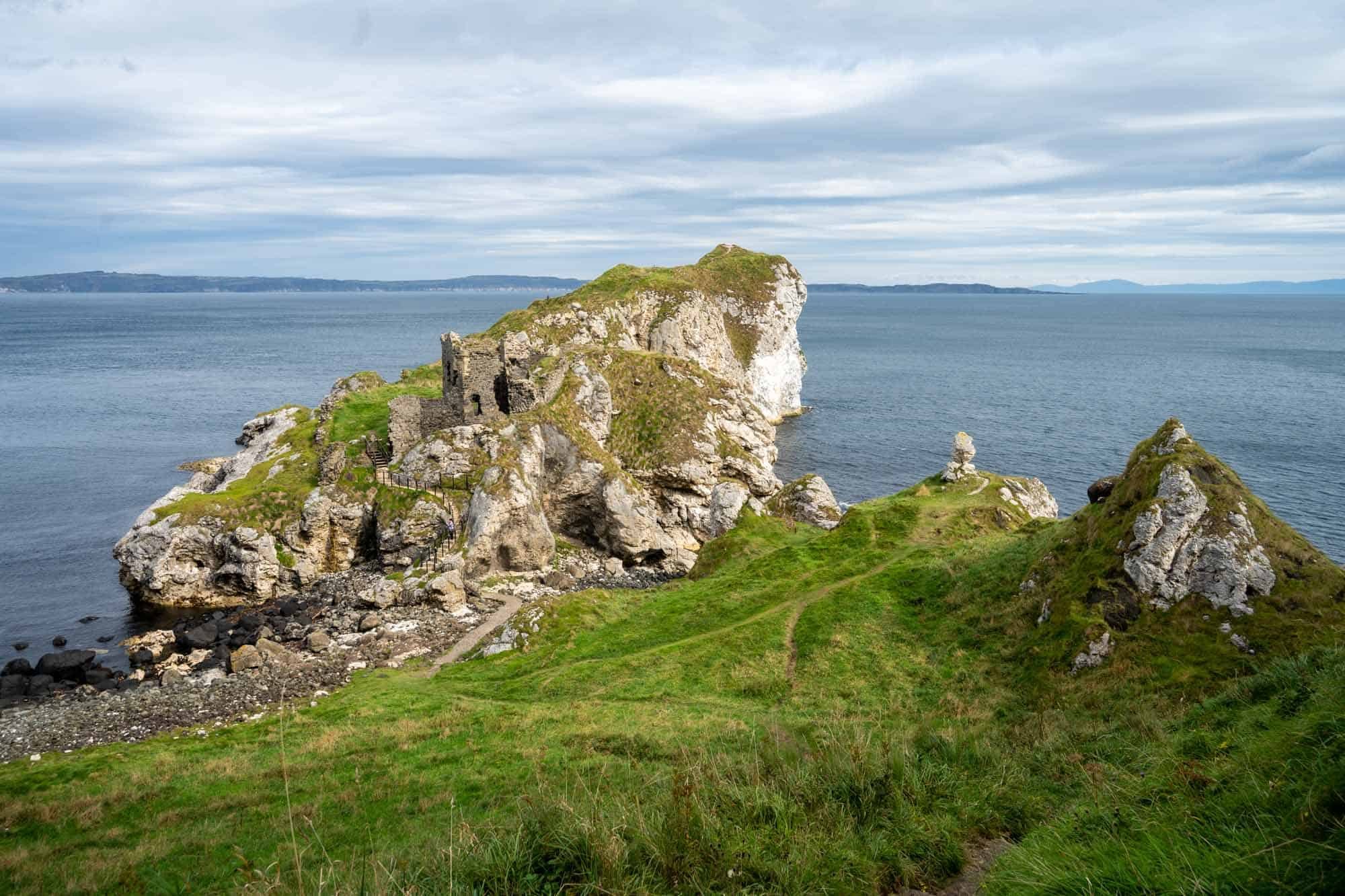 Clifftop Ruins & Coastal Viewpoints by Private Vehicle