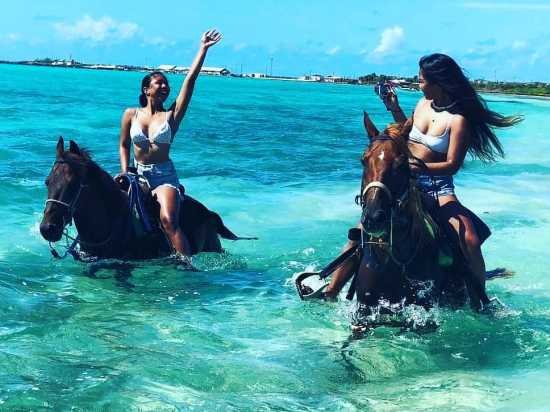 Grand Turk Horseback Ride & Swim on Governor's Beach