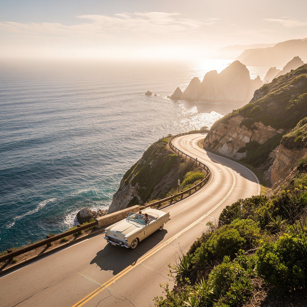 Private Vintage Car & Coastal Panorama Drive
