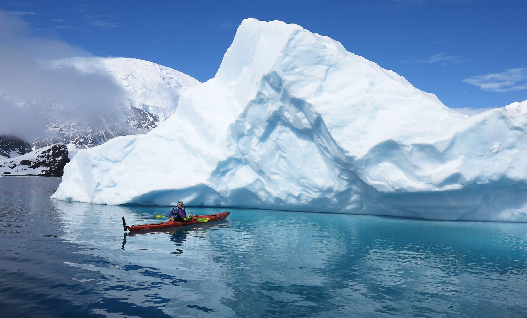 Sea Kayaking Among Icebergs & Leopard Seals