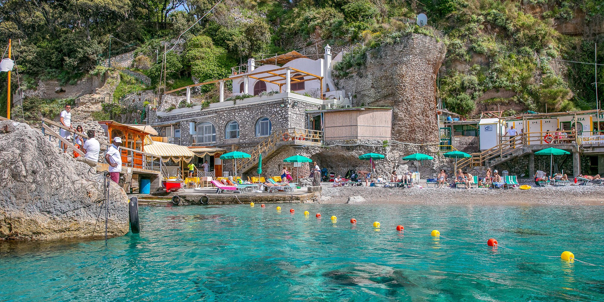 Bagni di Tiberio: Roman Ruins & a Private Beach Club Lunch