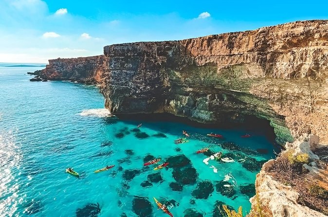 Small-Group Sail: Comino Sea Caves & Hidden Coves