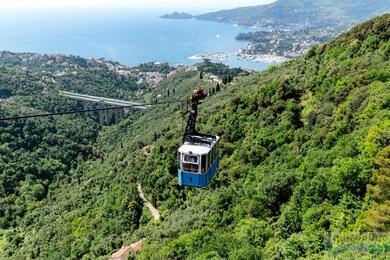 Sanctuary of Montallegro by Cable Car, at First Light