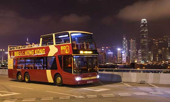 Big Bus Hong Kong: Open-Top Night & Highlights Combo