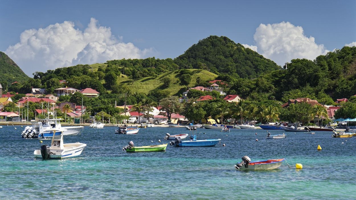 Sail Into the Bay of Les Saintes at Dawn