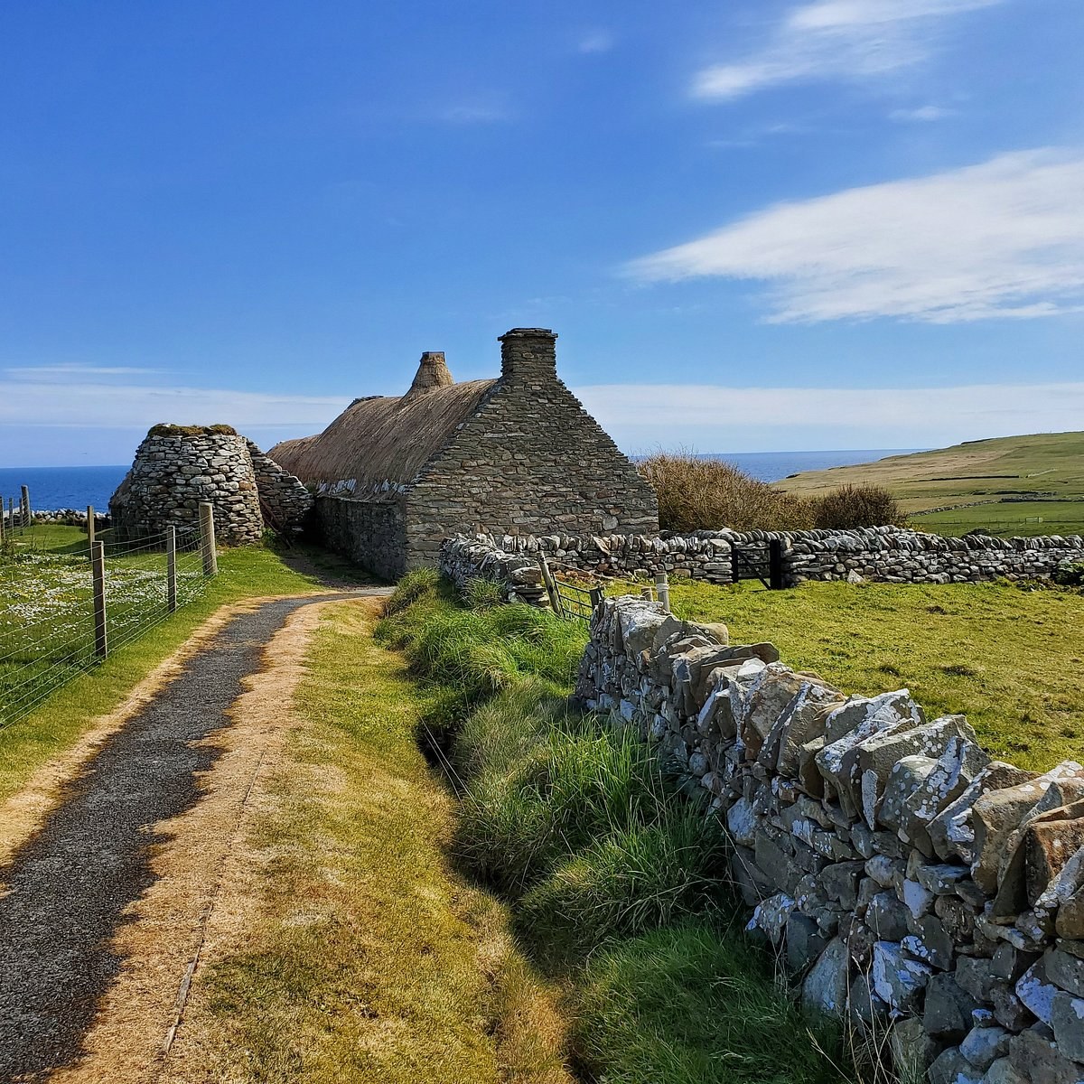 Shetland Croft House Museum & Working Crofter Visit