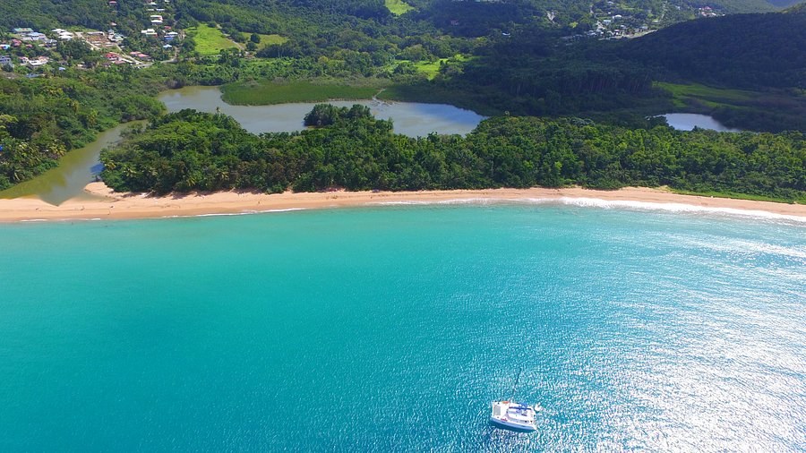 Grande Anse Beach, Early Morning Swim & Walk