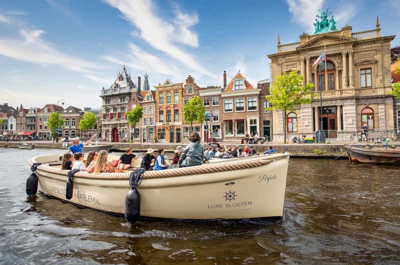 Private Canal Boat, Your Own Captain, Spaarne & Hidden Hofjes