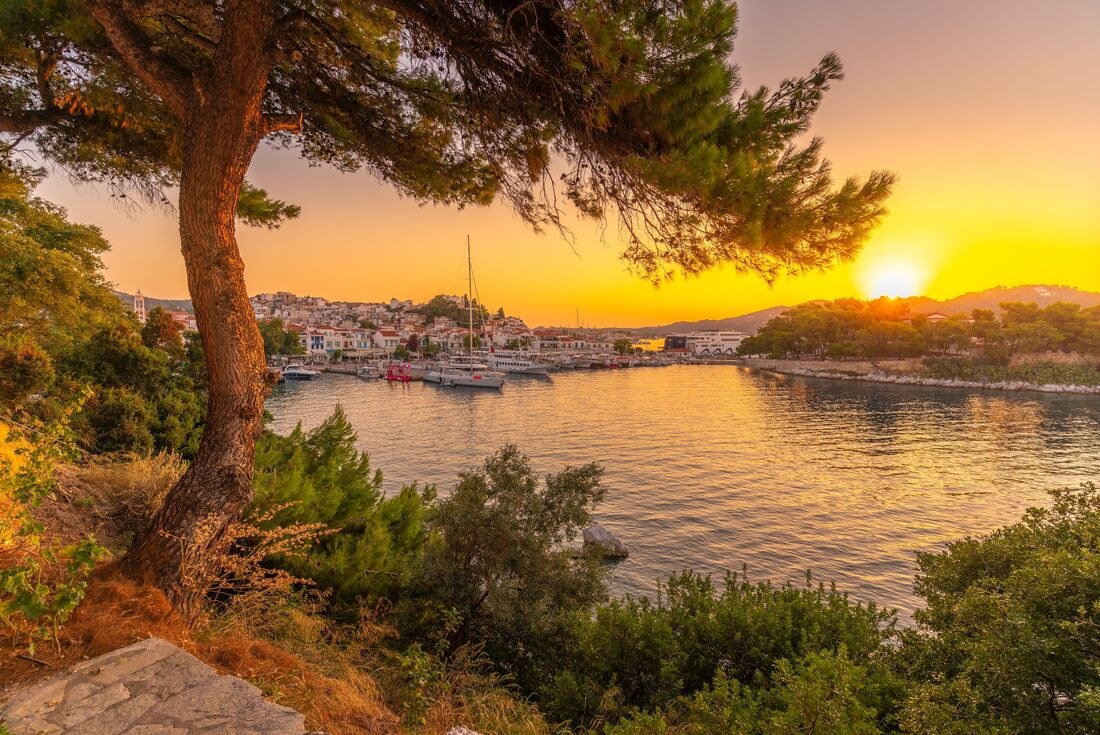 Sunset Sail Along the Sporades with Private Skipper