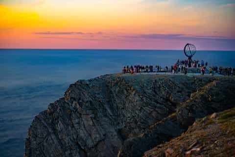 North Cape Plateau at the Midnight Hour, Privately Guided