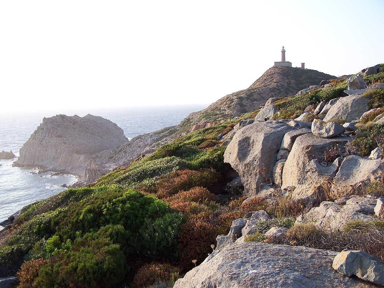 Capo Sandalo Lighthouse at Golden Hour, Privately
