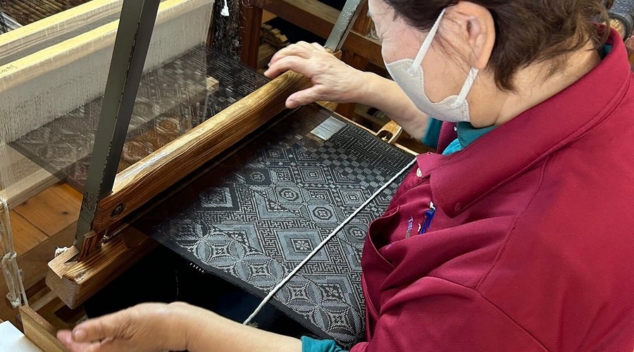 Amami Oshima Tsumugi Silk Weaving Studio Visit
