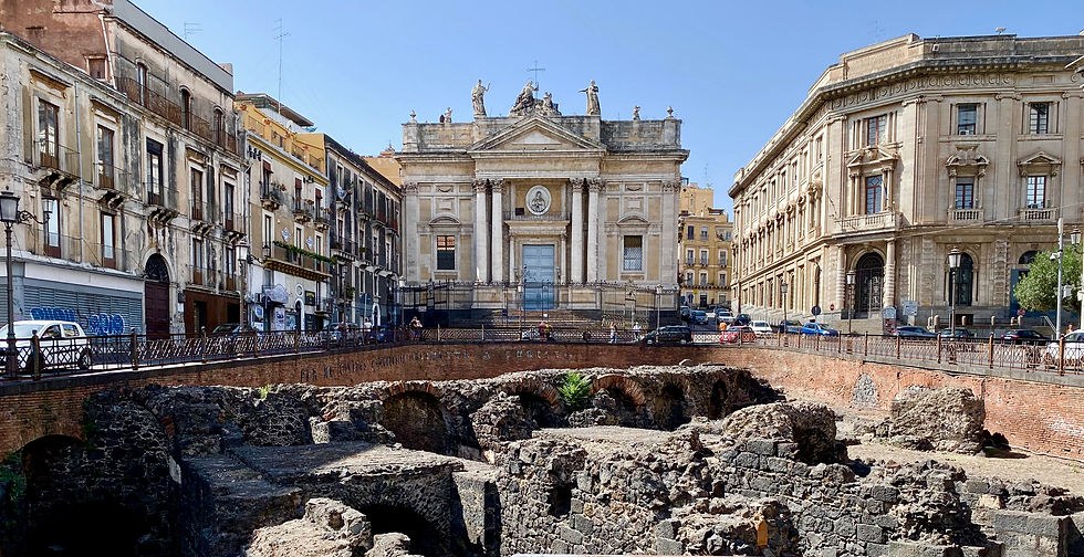 Catania Baroque City & Underground Romans: Private Walking Tour