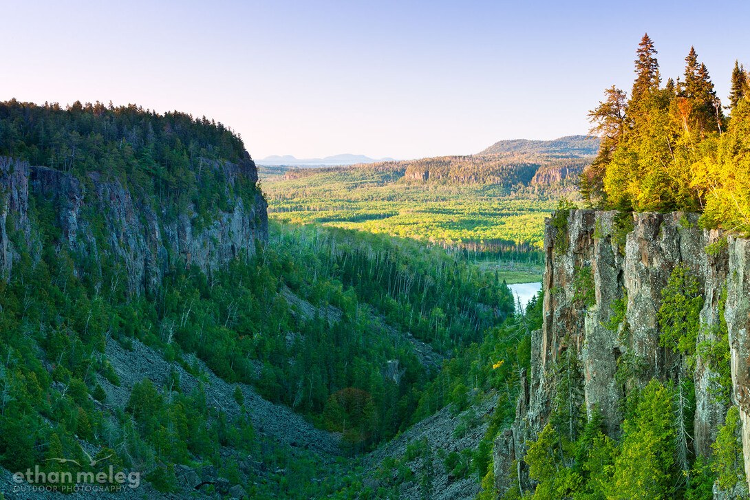 Ouimet Canyon: A Private Sunset Overlook