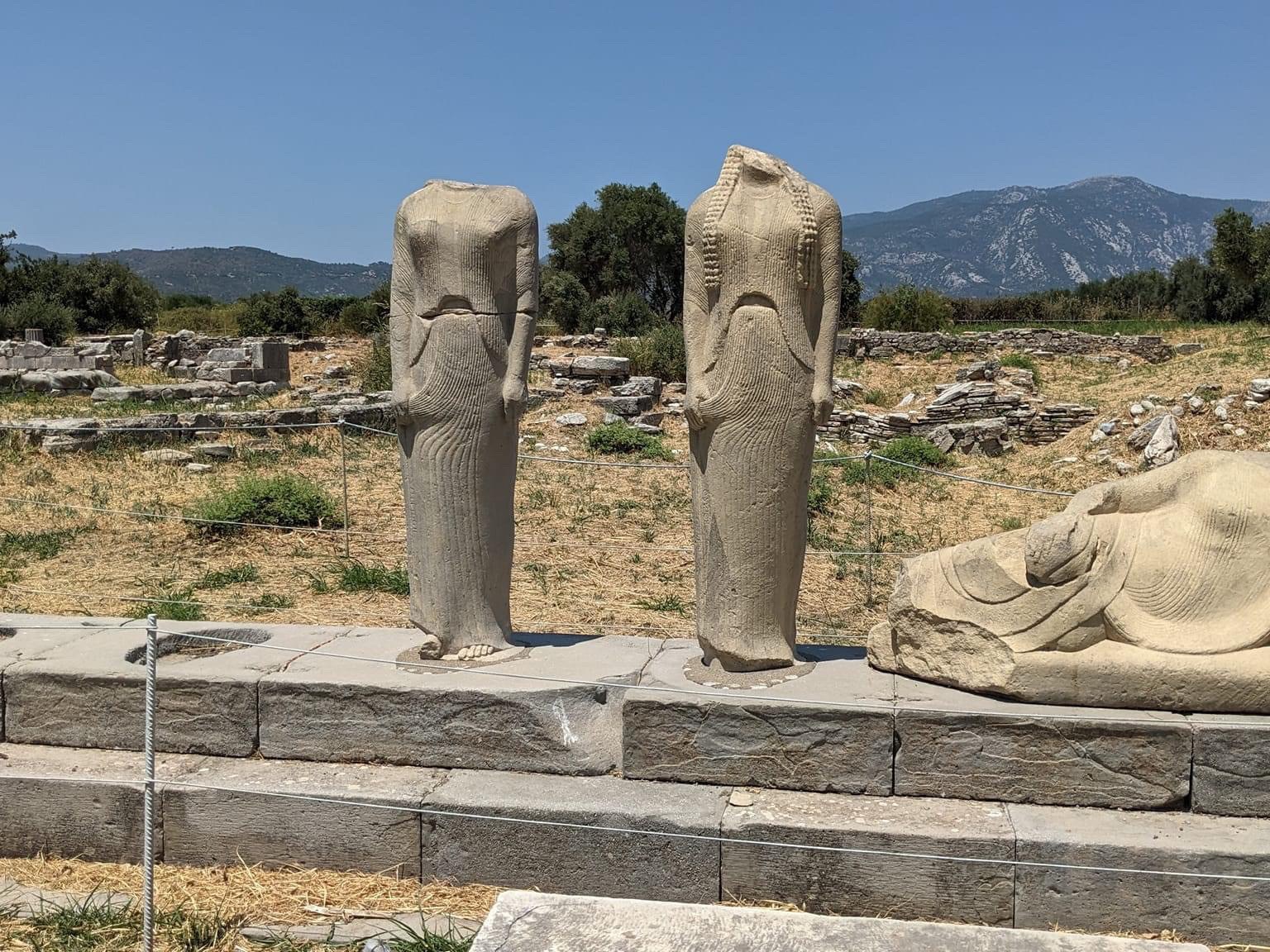 Heraion of Samos: Sanctuary of Hera at Sunrise Light