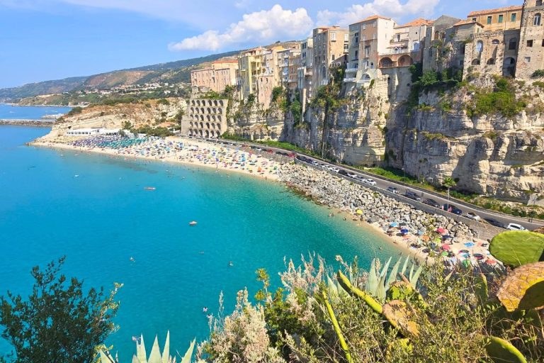 Tropea at Golden Hour: Cliffs, Cathedral & Old Town Walk