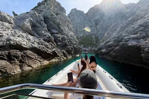 Capo Vaticano by Private Boat: Coves, Grottoes & Snorkel