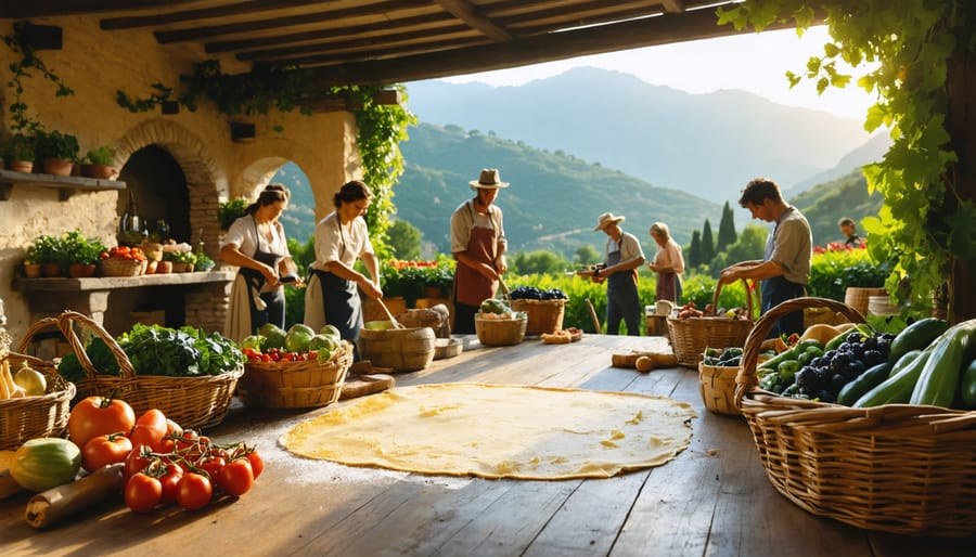 Calabrian Farmhouse Table: 'Nduja, Olive Oil & Family Kitchen