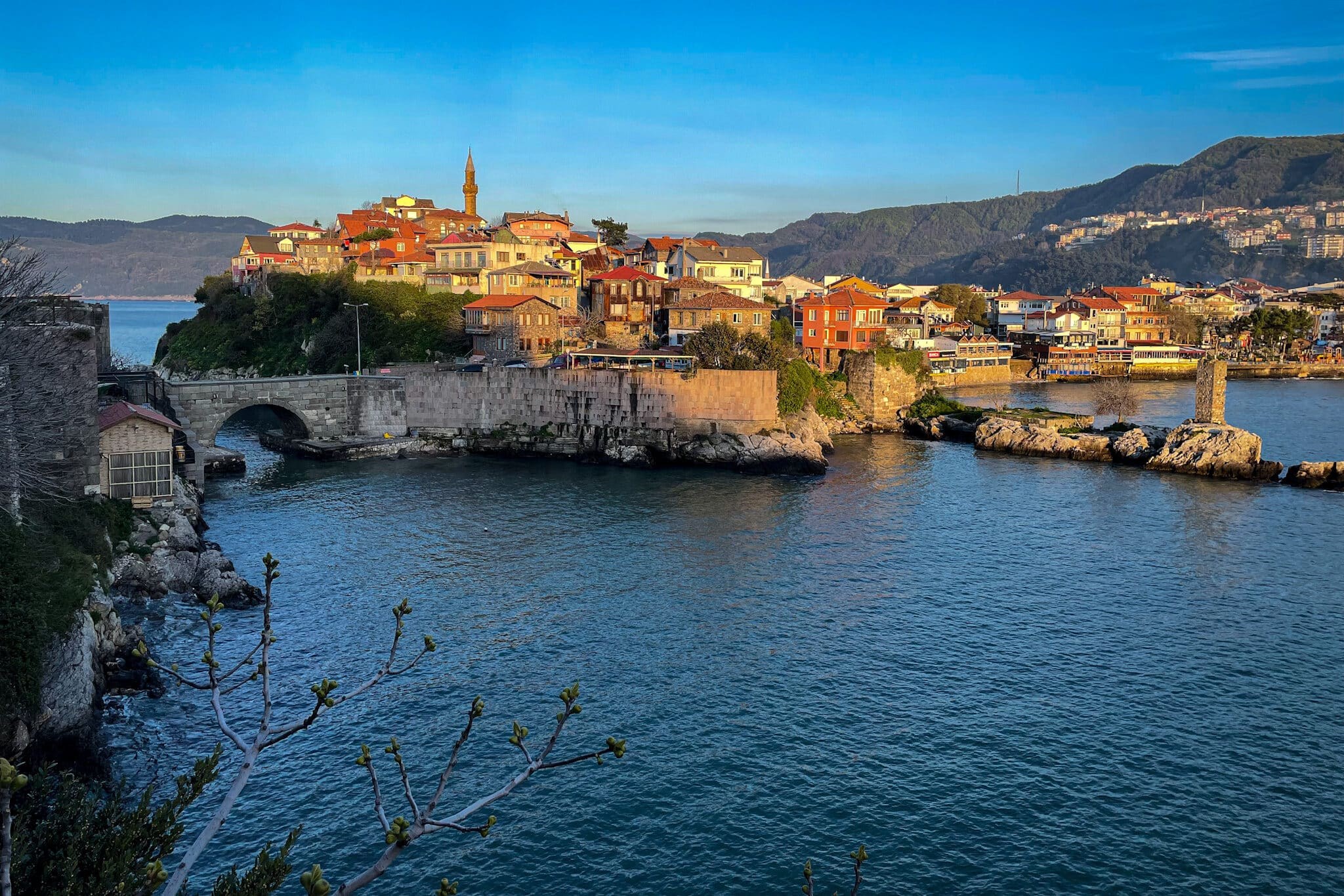 Amasra Old Town & Genoese Castle at First Light
