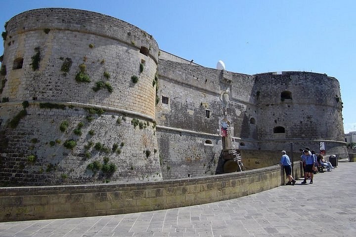 Otranto's Old Town at Dawn with a Local Historian