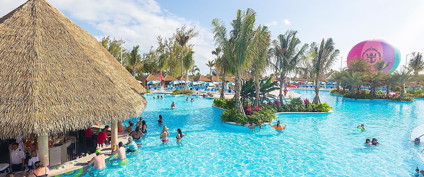 Oasis Lagoon — the Caribbean's largest freshwater pool, and it's free