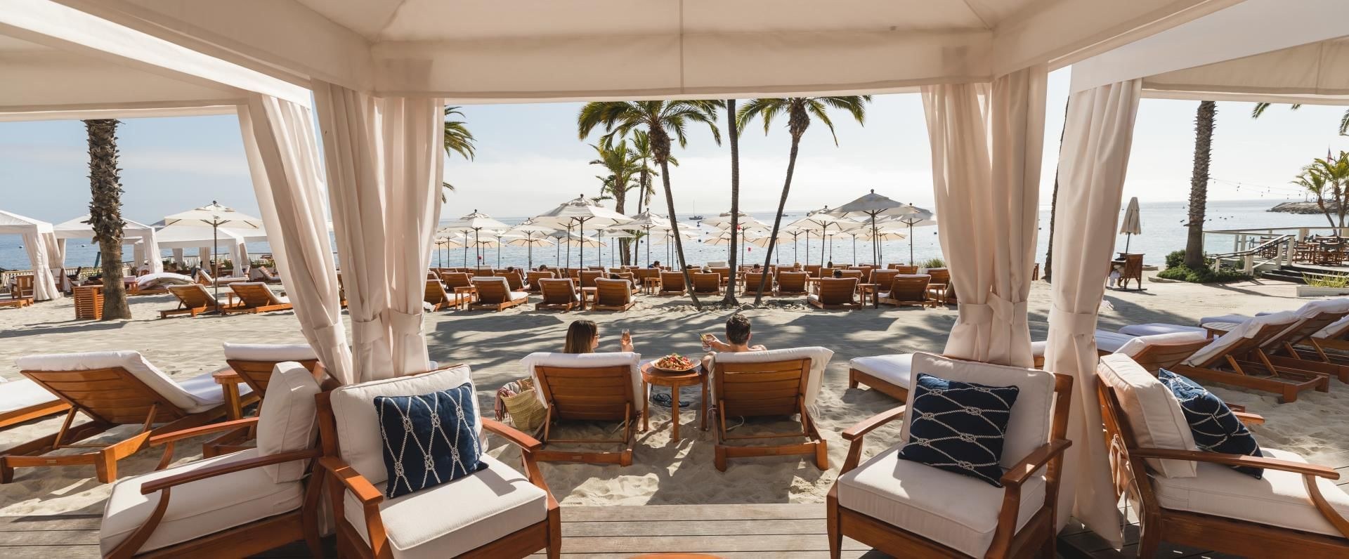 Descanso Beach Club: Private Cabana & Catalina Coastal Luxury