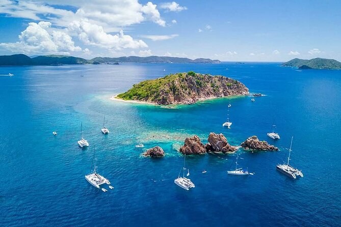 Norman Island: The Indians & Sea Caves Sailing & Snorkel